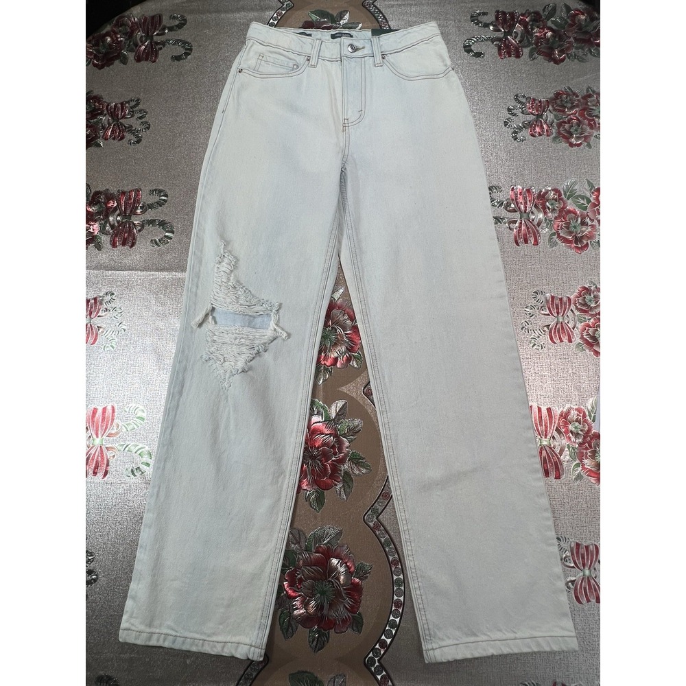 Wild Fable Women High Rise Dad Jeans Light Wash Size 00/25/30" Inseam NWT